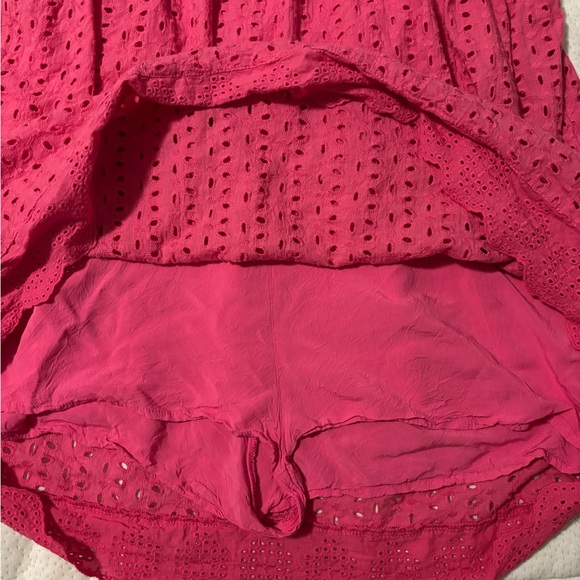 Mustard Seed Pink Eyelet Dress with Built In Shorts - Picture 7 of 15